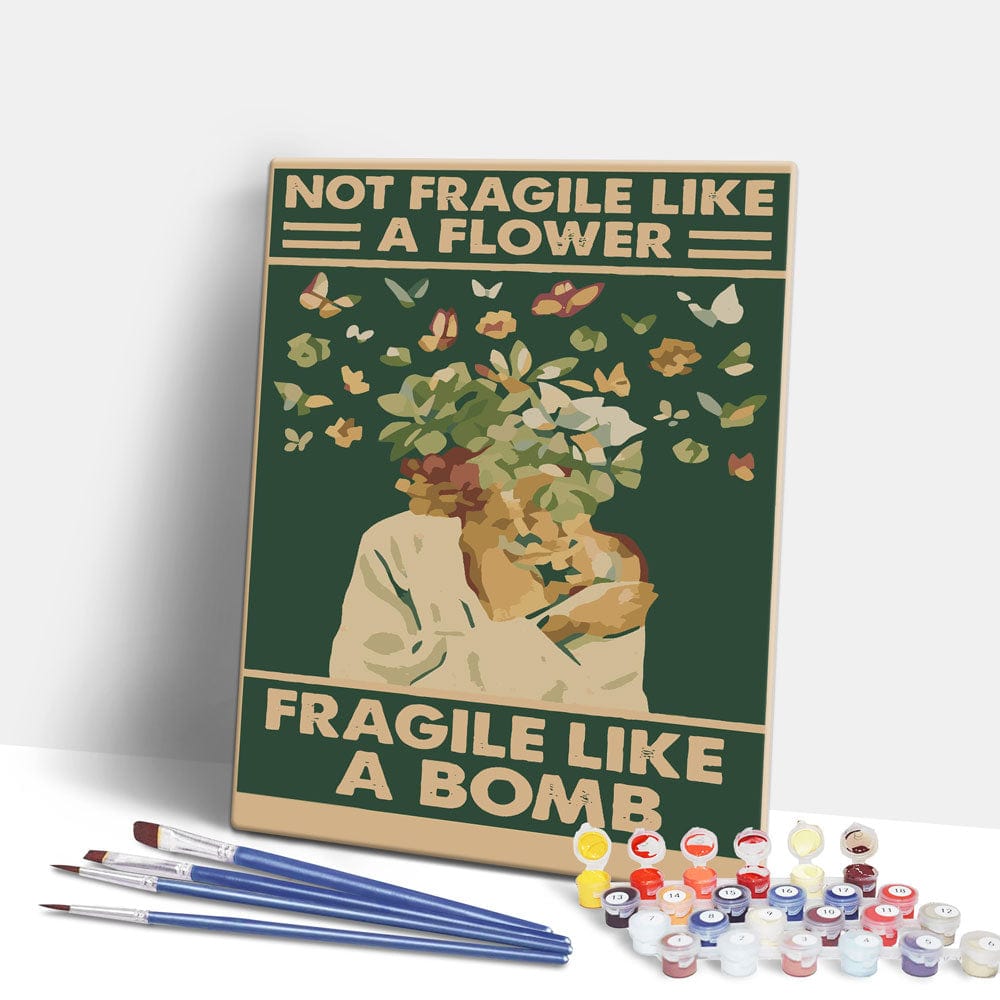 Fragile Like A Bomb - Paint By Numbers Kit