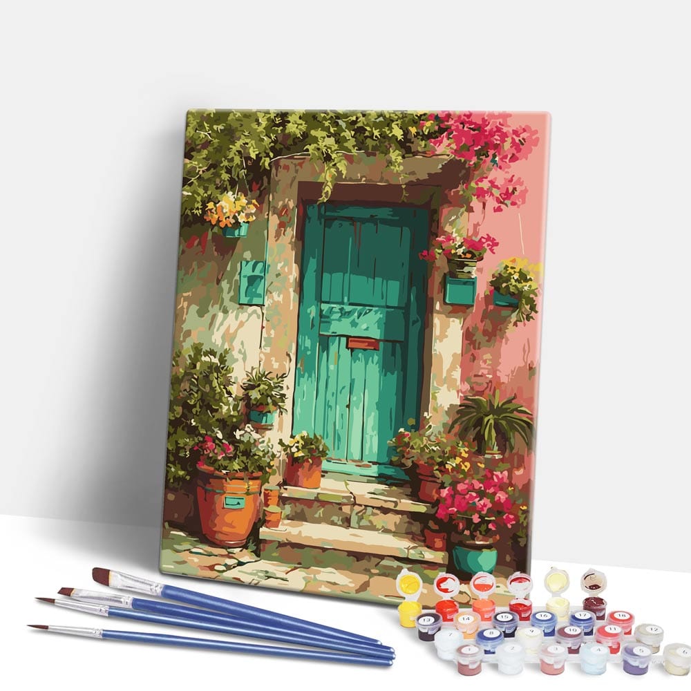 Green Door - Paint By Numbers Kit