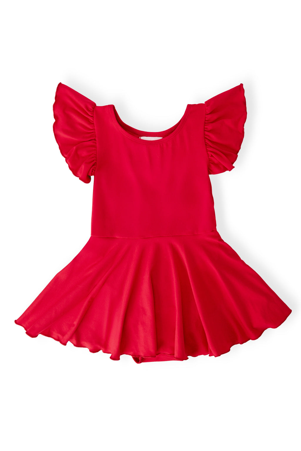 Red S/S Twirl Leotard