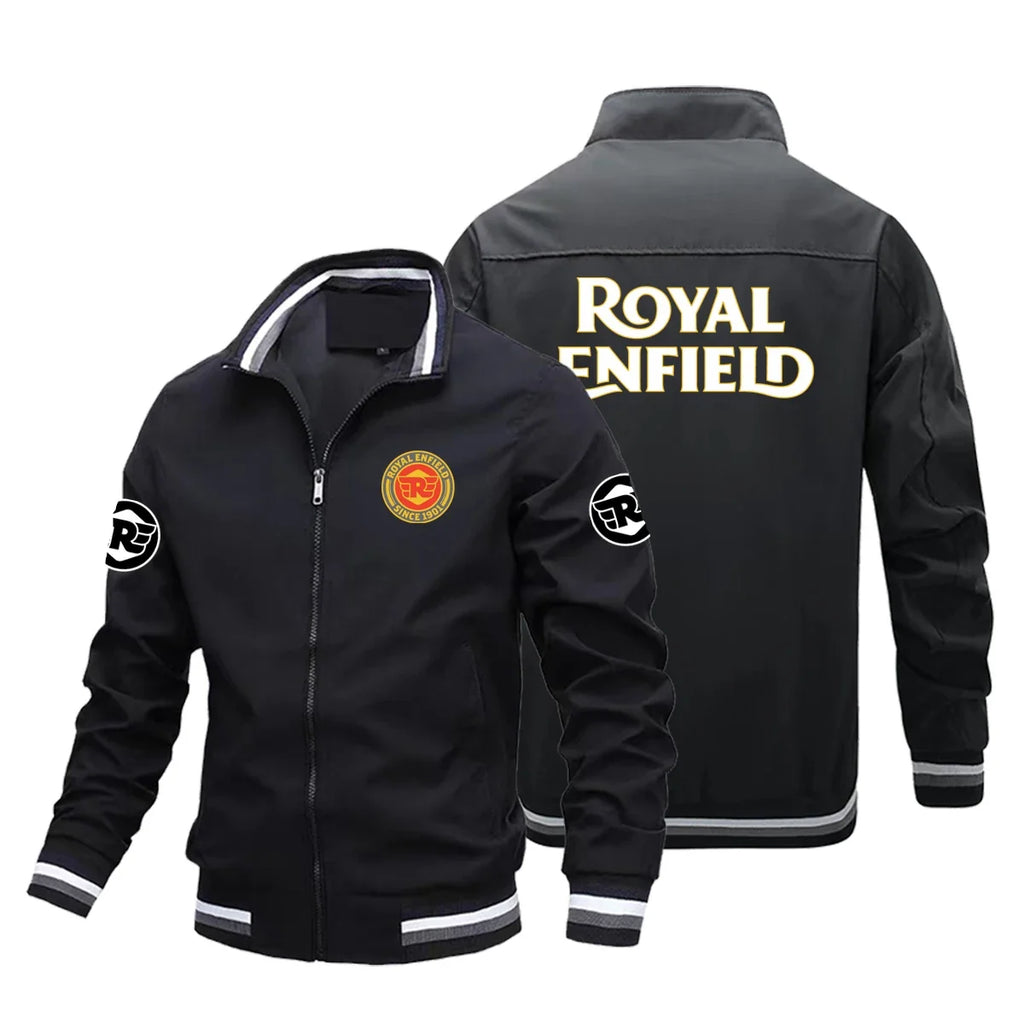 2026 New Retro style Royal Enfield Motorcycle Jacket Racing Jacket Windbreaker Outdoor Sports Bicycle Jacket Men's Clothing tops