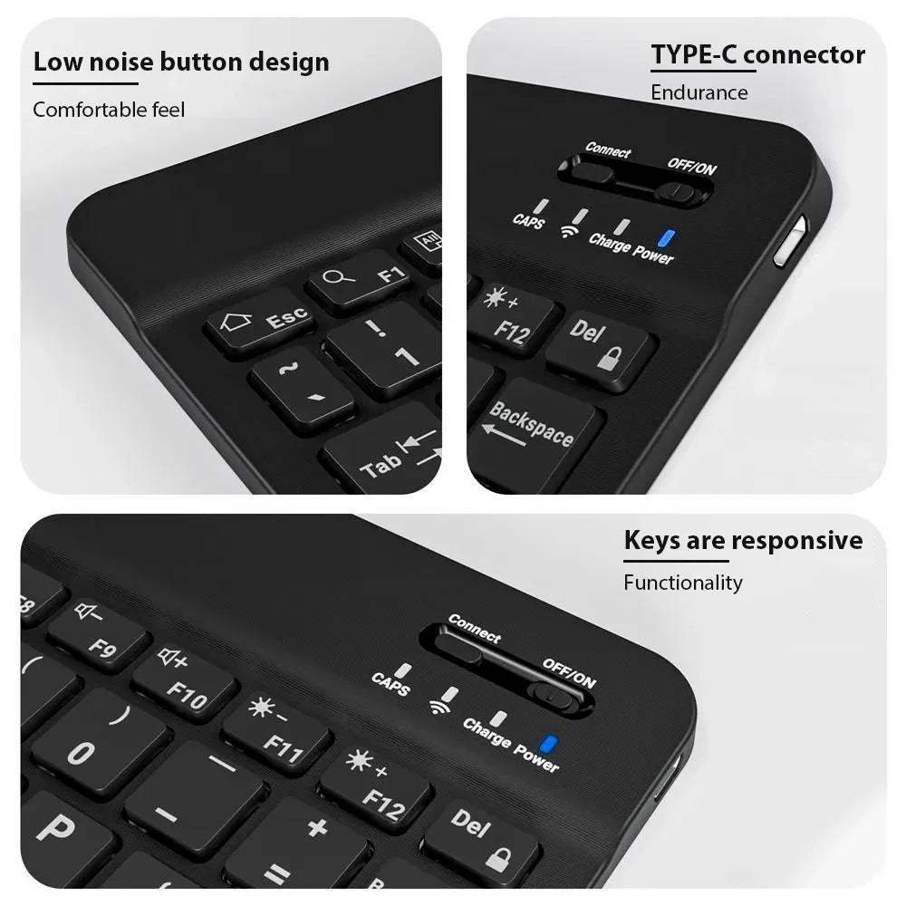 Bluetooth Wireless Keyboard Universal Mobile Phone Tablet Keyboard And Mouse Mini Bluetooth Keyboard Ipad Keyboard Accessories
