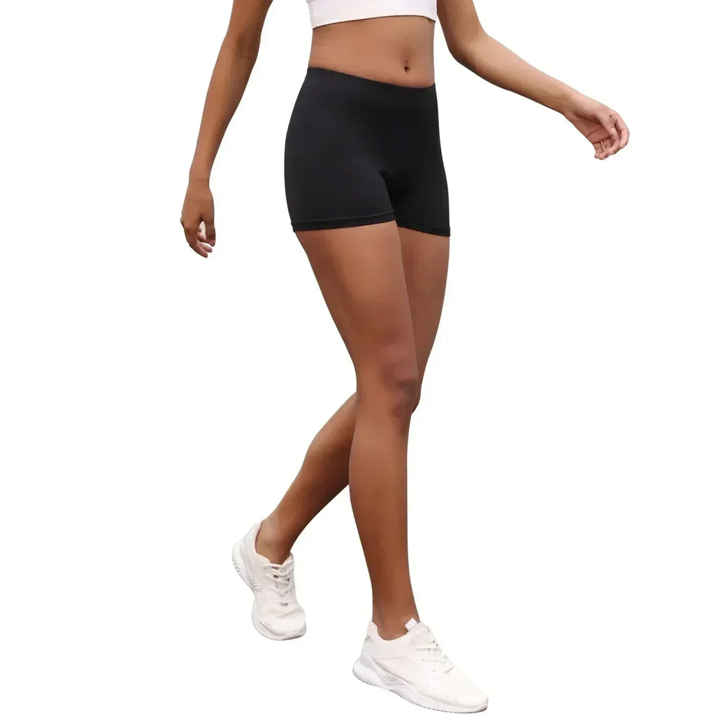 3 Pack Women's High Waisted Biker Shorts Super Soft Tummy Control No See Through Workout Yoga Running Push Up Gym Fitness Shorts