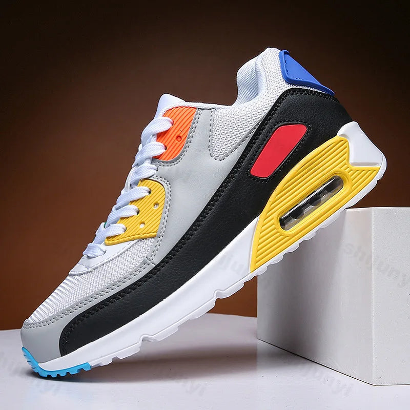 Autumn Women's Sneakers Men's Casual Breathable New Comfortable Faionable Round Toe Low Heel Rubber Outsole Zapatillas De Hombre