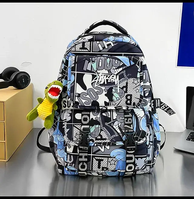 One Piece Luffy Backpack: High-Capacity Anime School Bag