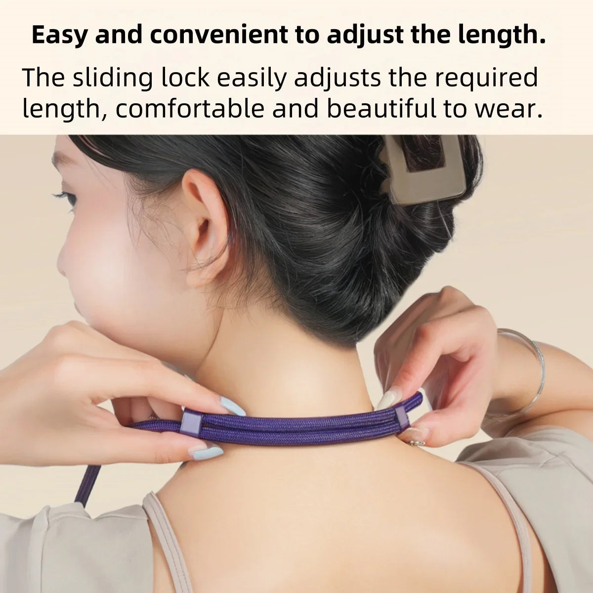 3-in-1 Switchable Mobile Phone Lanyard Adjustable Length Universal Mobile Phone Case Strap