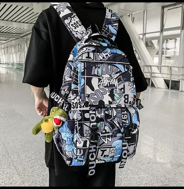 One Piece Luffy Backpack: High-Capacity Anime School Bag