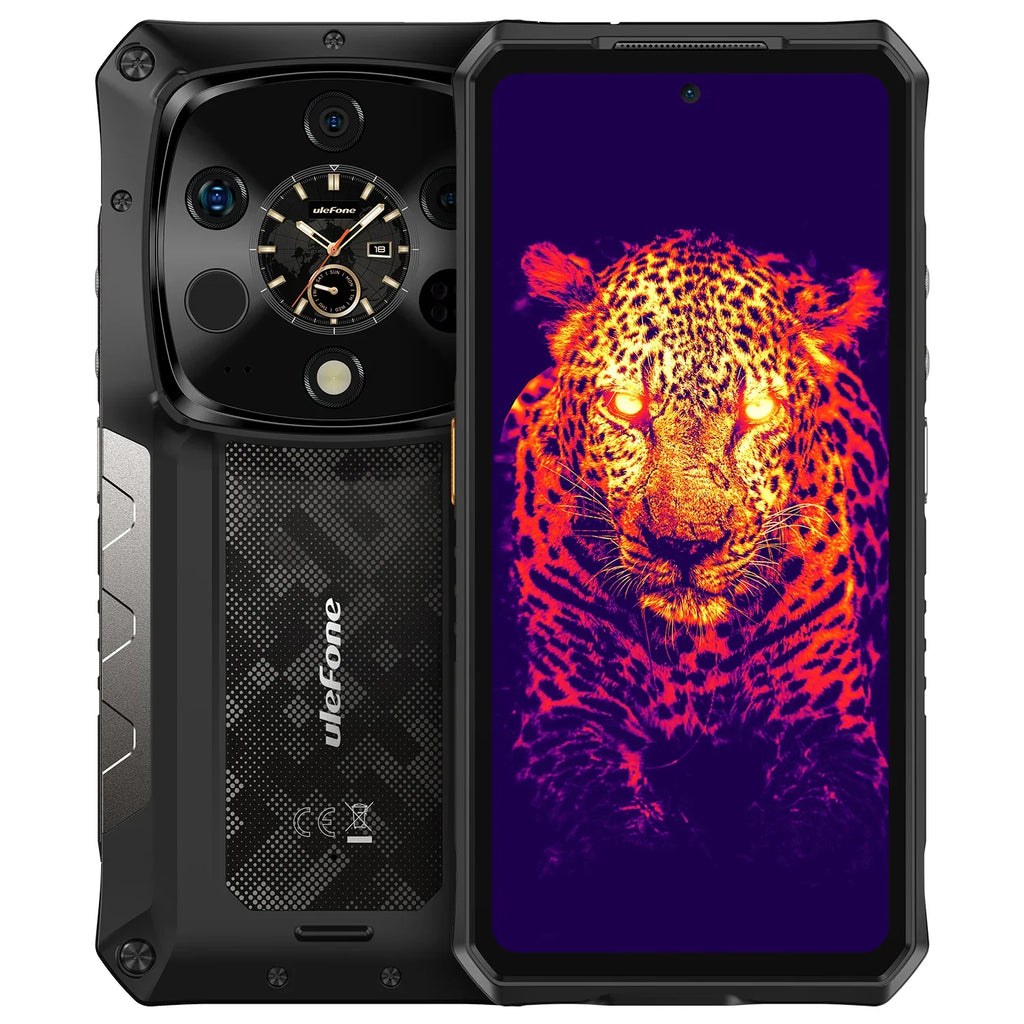 Ulefone Armor 28 Ultra 5G AI Thermal Imaging Rugged Phone 1TB ROM 32GB RAM Dimensity 9300+ Android AMOLED 6.67" Smartphone