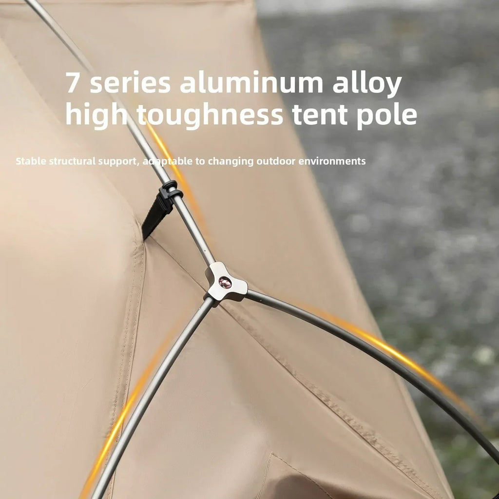 MOUNTAINHIKER Single Person Camp Bed Tent Outdoor Waterproof Rainproof Multi-Purpose Leisure Camping Shelter for Hiking And Trav