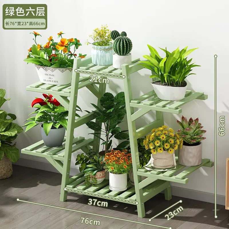 Floor-standing Rack Multi-layer Balcony Flower Rack Living Room Plant Rack Flower Pot Rack Climbing Flower Rack Succulent Plant