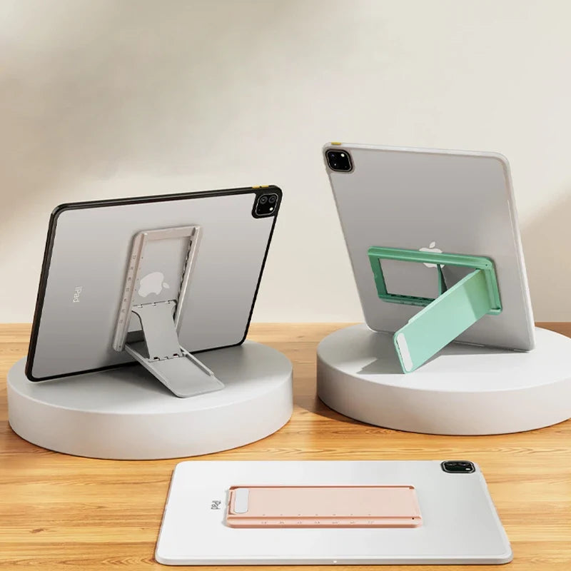 Universal Tablet Stand Foldable Storage Portable Sticky Creative Tablet Bracket for Ipad Desktop E-Reader Bracket Tablet Holder