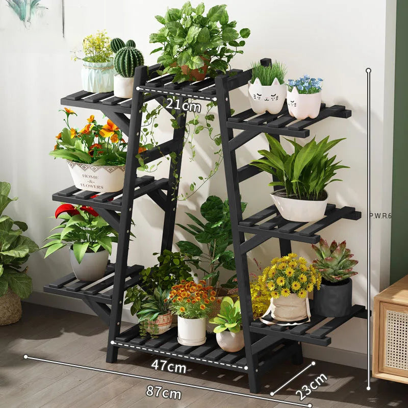 Floor-standing Rack Multi-layer Balcony Flower Rack Living Room Plant Rack Flower Pot Rack Climbing Flower Rack Succulent Plant