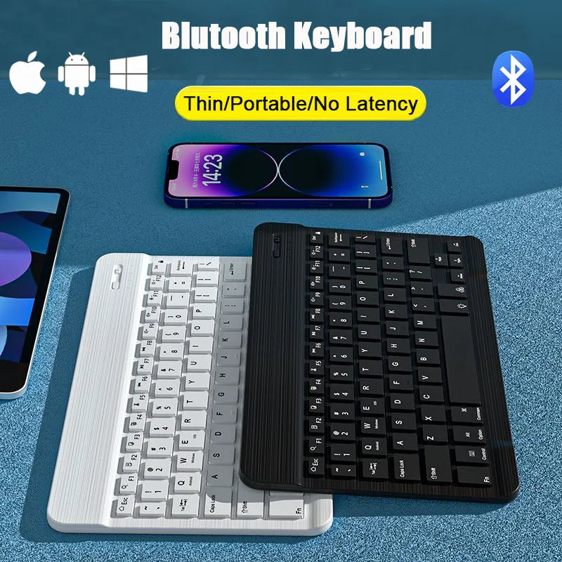 Bluetooth Wireless Keyboard Mini Keyboard For Laptop Tablet Phone Ipad Xiaomi Rechargeable Gaming Keyboard Android iOS Windows