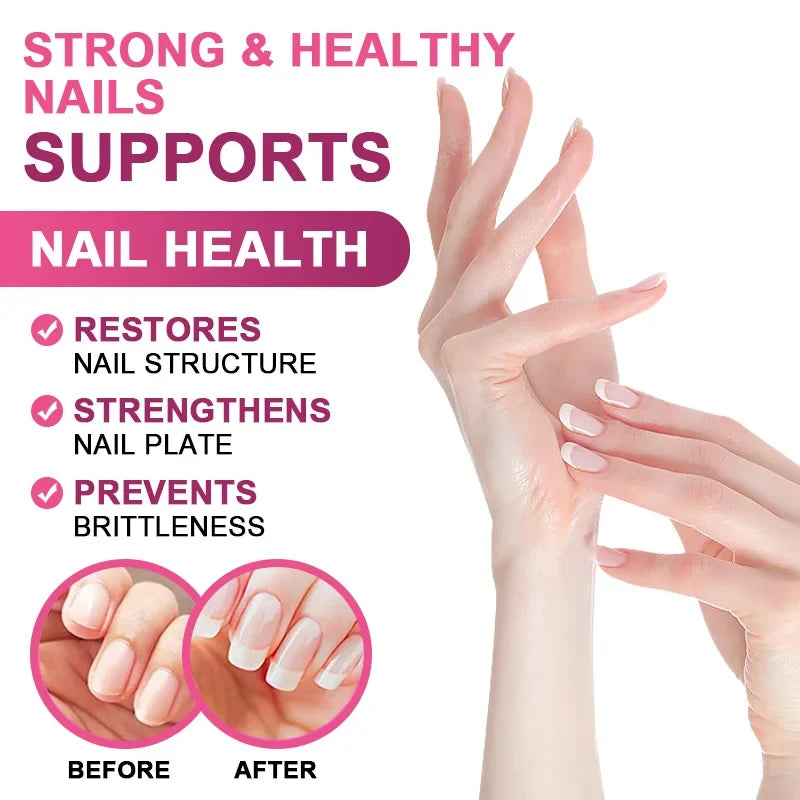 Powerful Hydrolyzed Collagen Capsules with Hyaluronic Acid Antioxidant Skin Hair Nails Health With Vitamins&Minerals