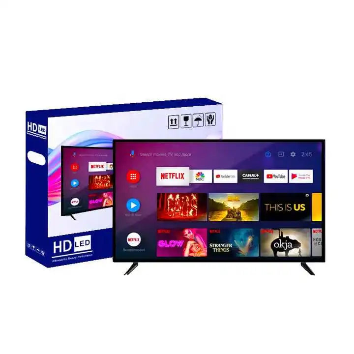 Wholesale Price 4K Android Smart TV 50 55 65 75 85 Inch Custom Logo OEM Unbreakable LED TV HD Definition
