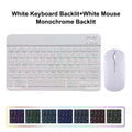 10inch Backlight Bluetooth Keyboard Mouse for IOS Android Windows