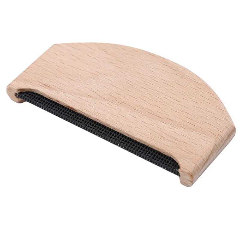 Wooden Epilator Sweater Clothes Shaver Fabric Clothes Sweater Lint Removers Manual Portable Wooden Lint Trimmer Comb Shaver