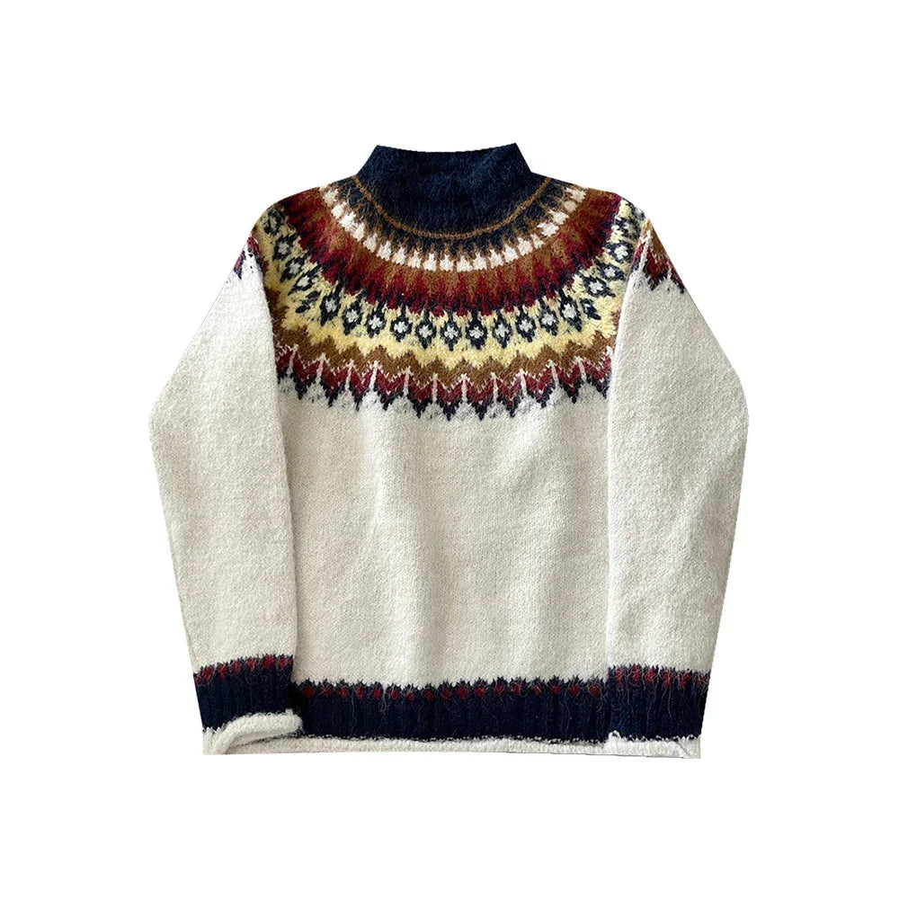Women's Vintage Pattern Sweater Trendy