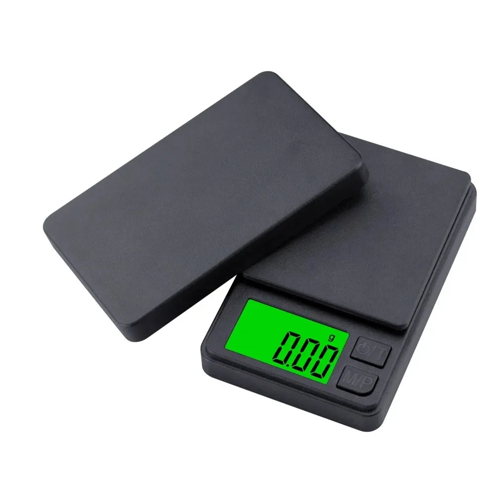 Precision Pocket Scale 1000g X 0.01g - Digital Gram Food Jewelry Ounces/Grains Scale with Backlit LCD - Mini Scale for Travel