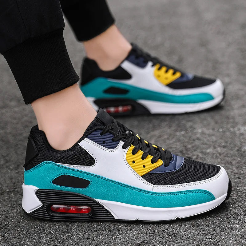 Autumn Women's Sneakers Men's Casual Breathable New Comfortable Faionable Round Toe Low Heel Rubber Outsole Zapatillas De Hombre