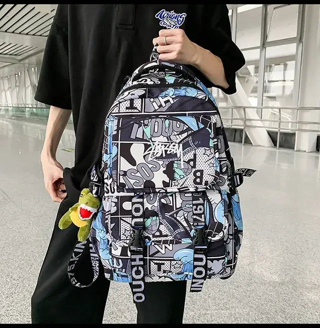 One Piece Luffy Backpack: High-Capacity Anime School Bag