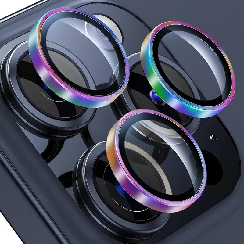 1 Set Metal Ring Glass Camera Lens Protector For IPhone 14 15 16 Pro Max 16 Plus 16Pro 15Pro 14Pro IPhone14 Cover Accessories