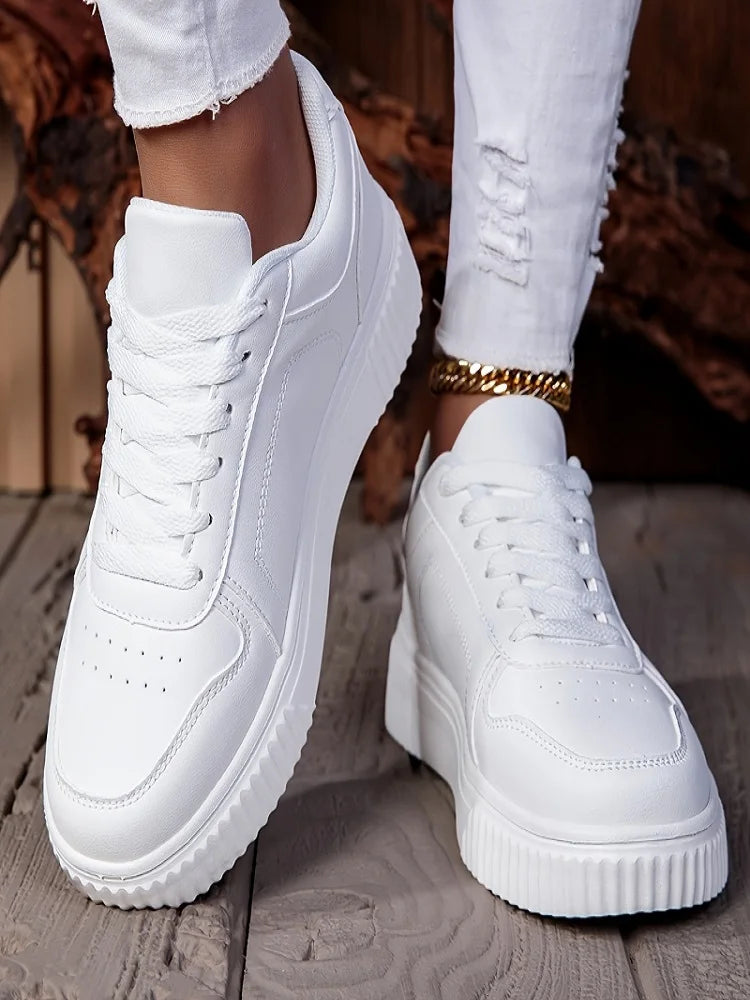 MAEDEF Women Shoes Man Casual Vulcanize Shoe Lace Up Women's Sneakers Non Slip Lightweight Comfortable Unisex Sports Shoes