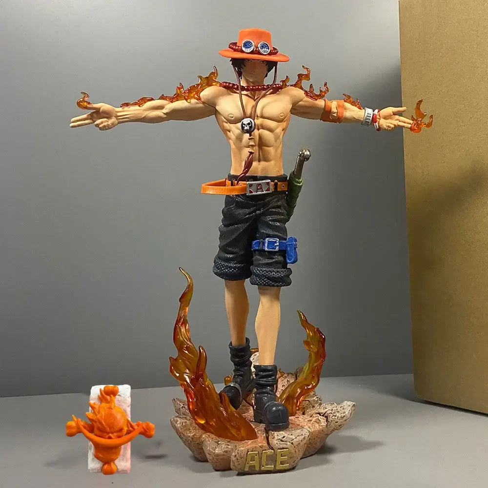 Portgas D. Ace Figure: 28cm One Piece Anime Statue