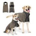 Dog Clothes Waterproof Windproof Clothes Winter Warm British Style Plaid Jack For Small Medium Large Dogs Winter Clothes for Dog