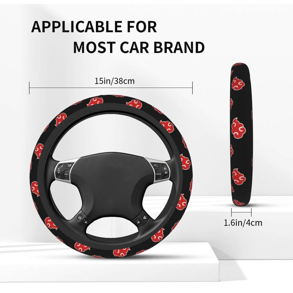 Naruto Akatsuki Anime Steering Wheel Cover | 38cm Car