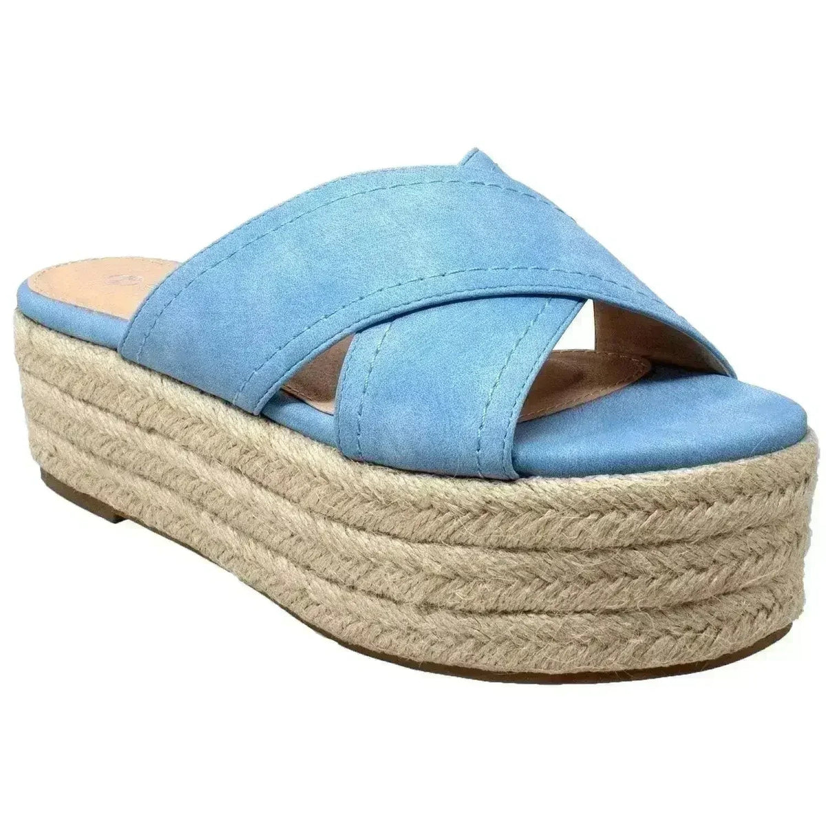 Flatform Espadrille Wedge Sandal