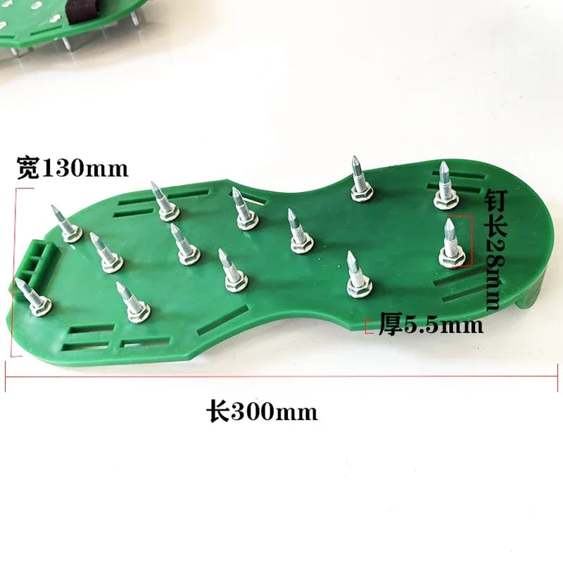 Courtyard Garden Loosening Shoes Lawn Aerator Grass Spikes Shoe Cement Self Leveling Construction Tool Epoxy Floor Paint Shoes