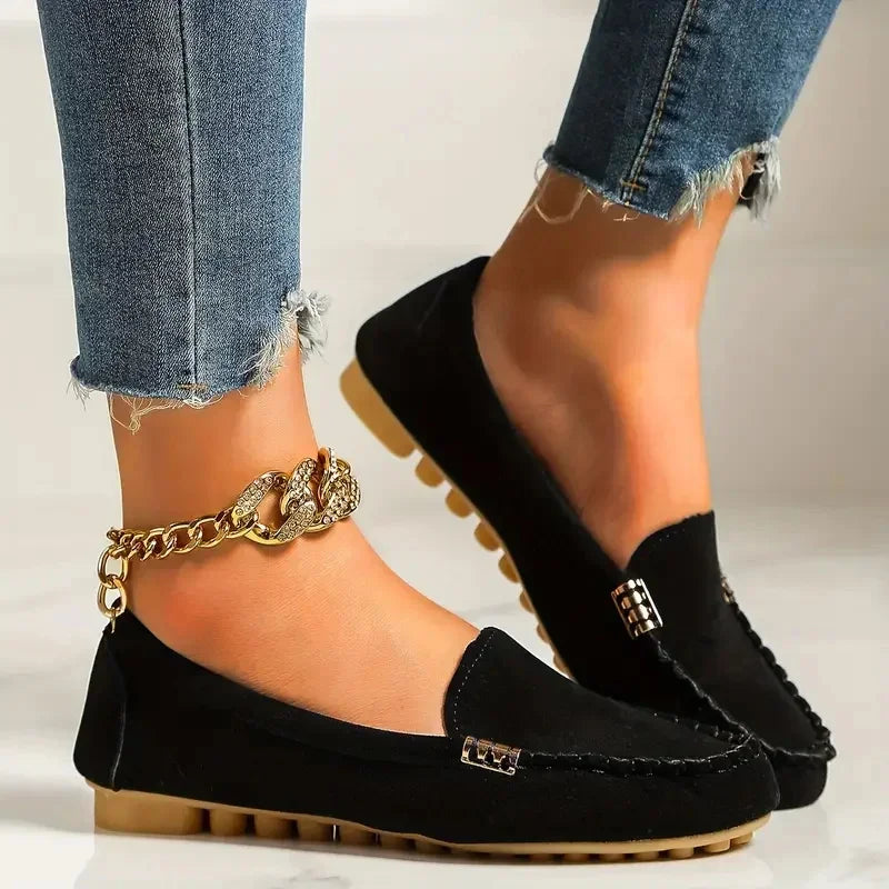 Women Flats New Casual Lightweight Flat Loafers Shoes Trendy Versatile Comfortable Mary Jane Shoes for Women Zapatos De Mujer