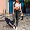 Women's Stretch Skinny High Waist Pencil Long Pants, Narrow, Straight Leg Wrap Hips, Ladies' Shapewear, Plus Size, S-3XL, 2024