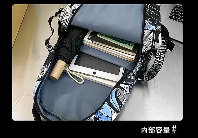 One Piece Luffy Backpack: High-Capacity Anime School Bag