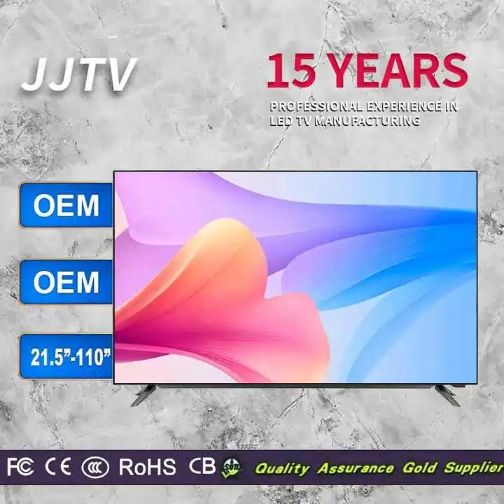 Wholesale Price 4K Android Smart TV 50 55 65 75 85 Inch Custom Logo OEM Unbreakable LED TV HD Definition