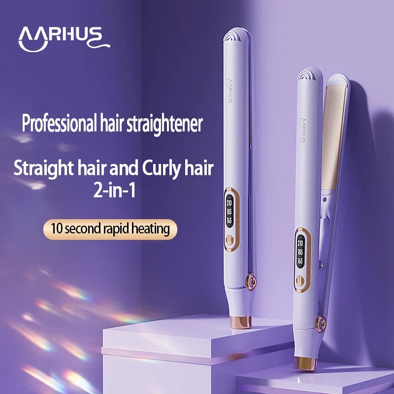 Professional Hair Straightener For Xiaomi Hot Comb Hair Style Tool Fast Heating Hair Iron Curler 2 in 1 Hairdressing Appliance