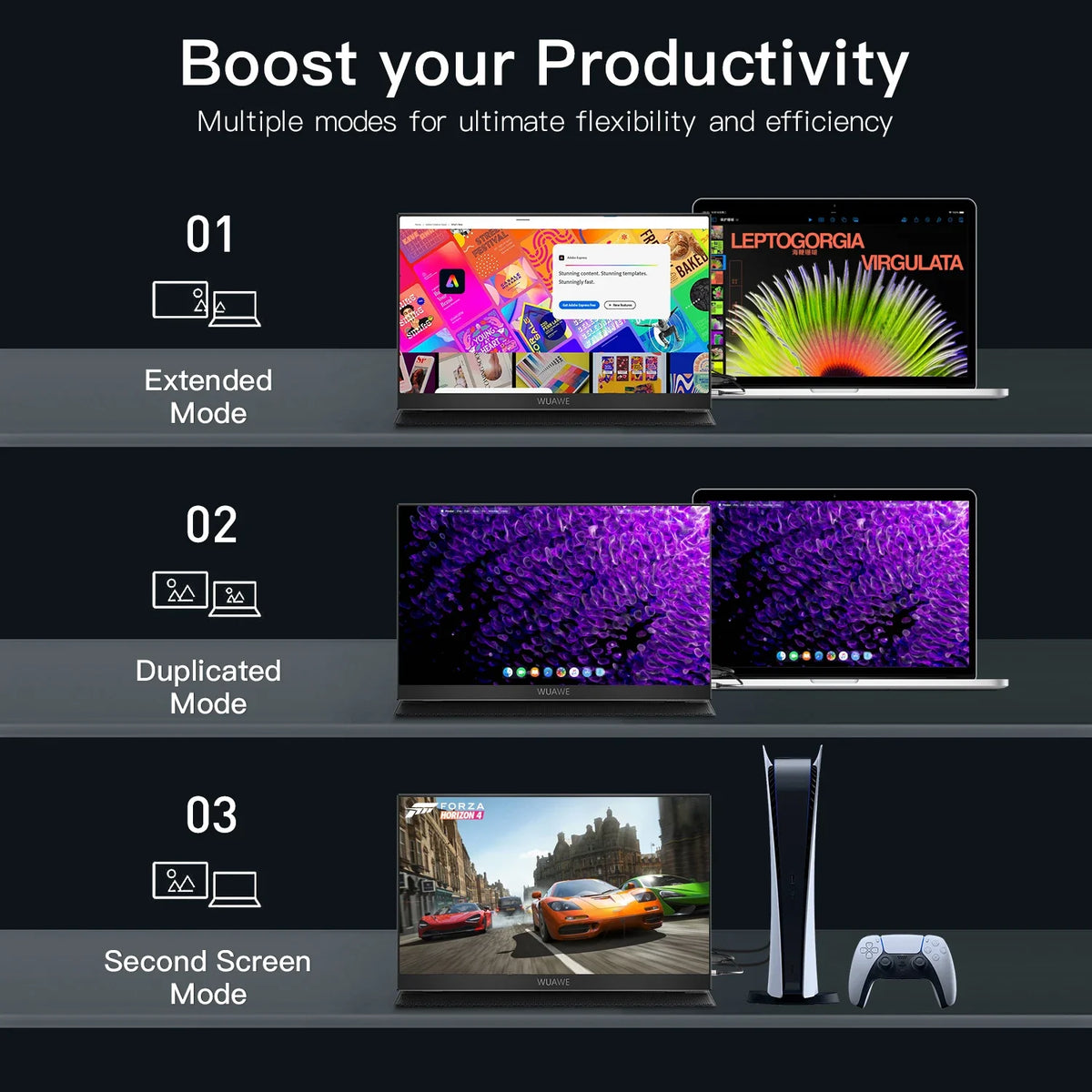 15.6 Inch Portable Monitor for Laptop, 1080p 72 NTSC 100 Srgb USB C