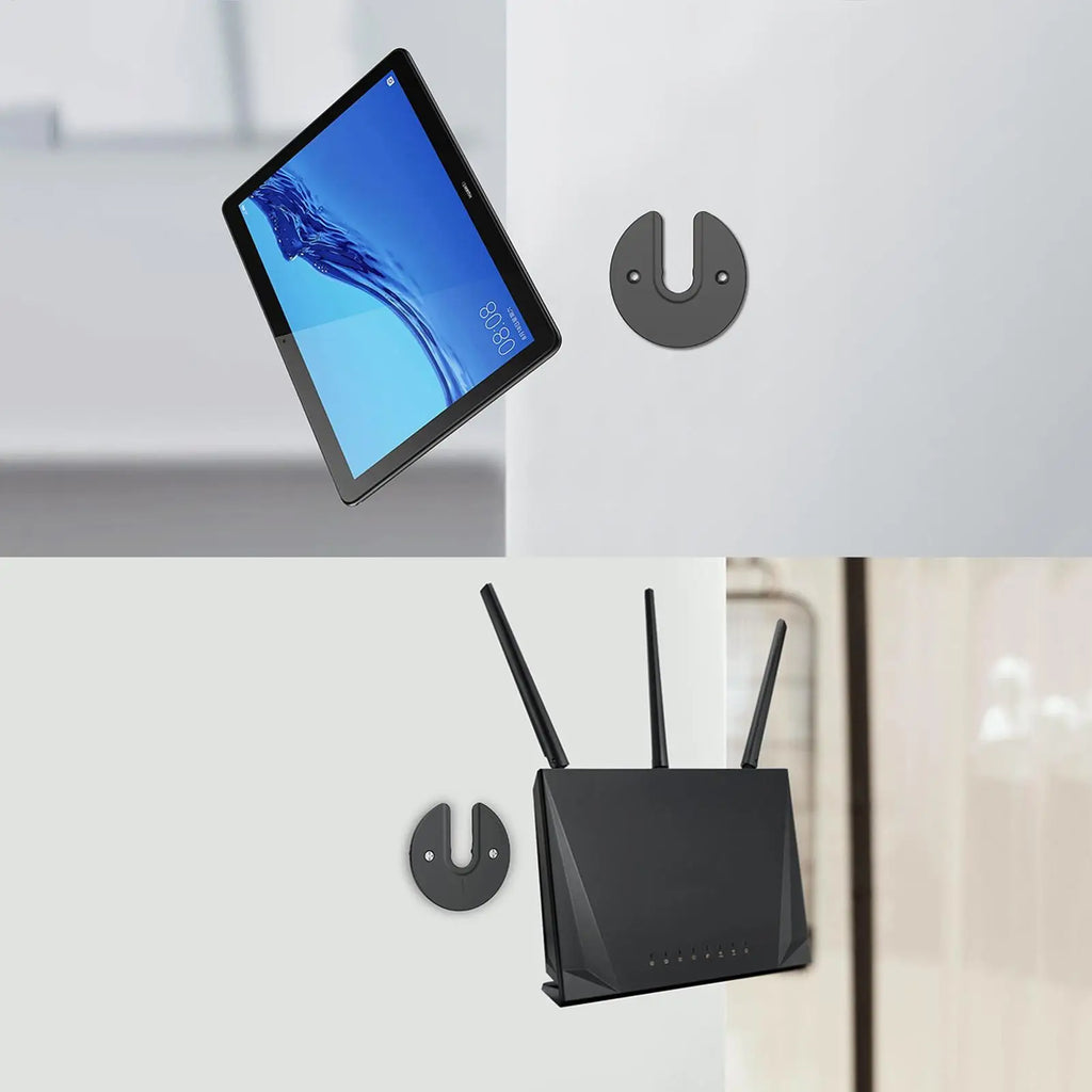 Router Tablet Wall Mount Adjustable 90 Degrees Rotating Tablet Holder ForIpad/Kindle/e-Reader Universal Tablet Support Bracket