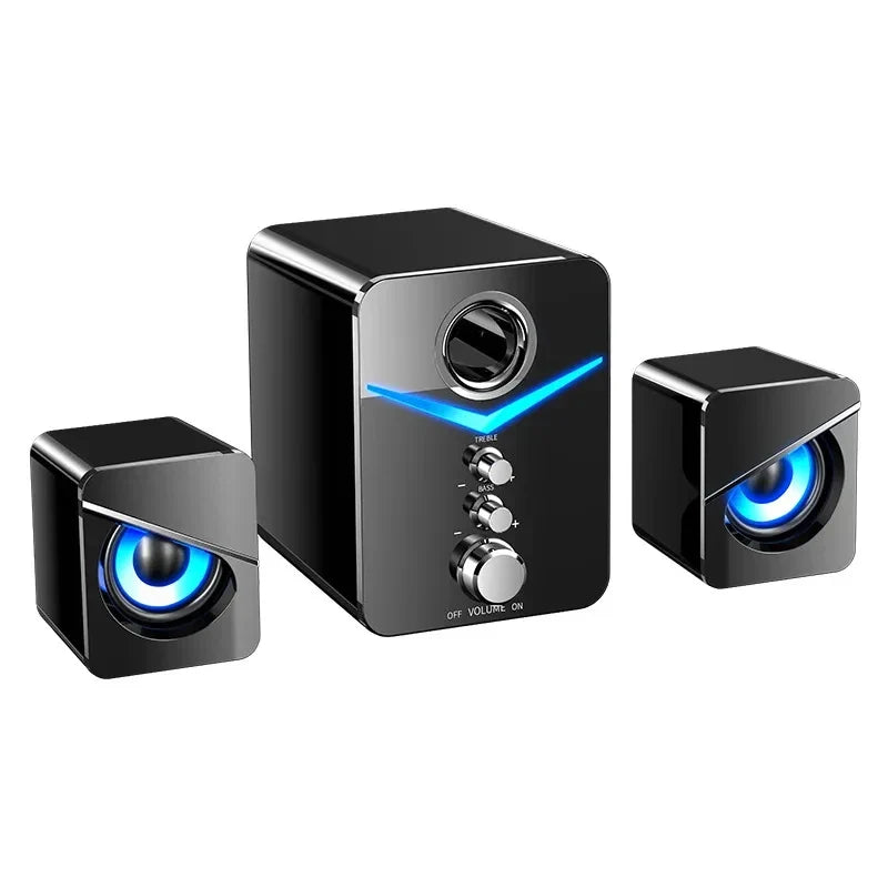 Bluetooth Speaker Home Theater Sound Bass System Mini Speakers Desktop Computer MP3 Player Audio for PC Phone Subwoofer Soundbar
