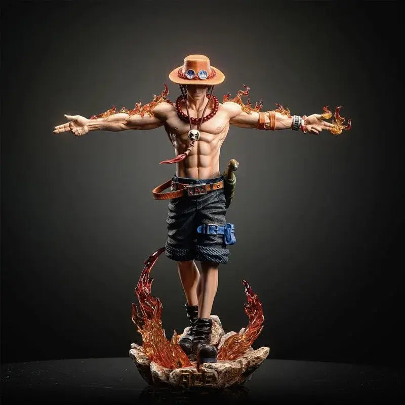 Portgas D. Ace Figure: 28cm One Piece Anime Statue