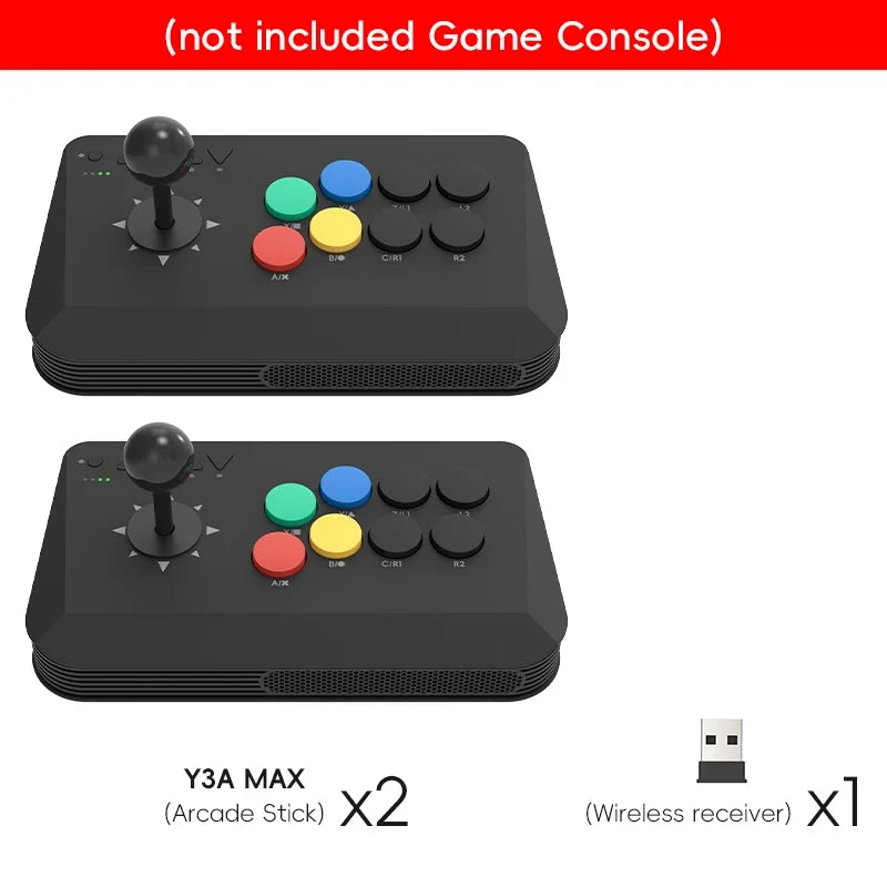 DATA FROG Y5A Arcade Console Joystick Suitable for Android iOS PC Switch Arcade Fight Stick Support 2.4G Wireless