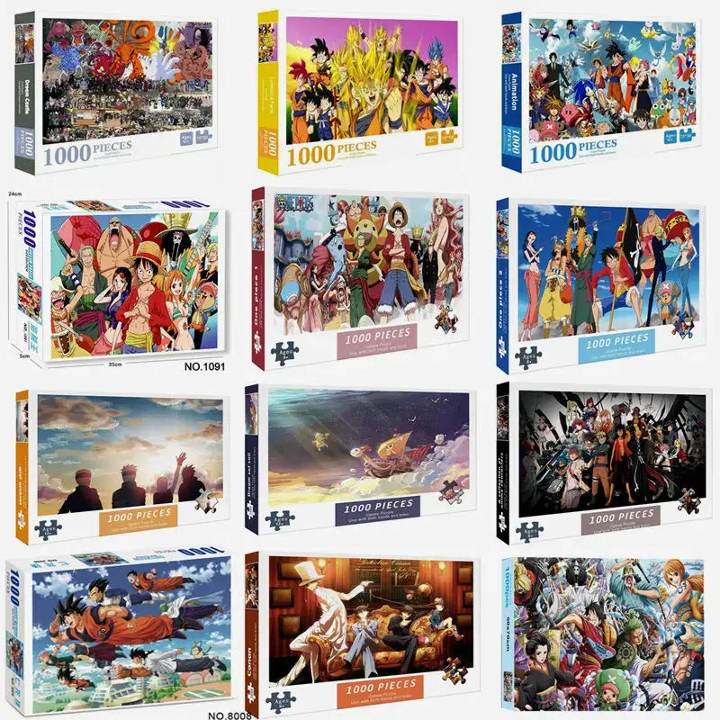 Japanese Anime Naruto Whirlpool Puzzle – 1000 Piece Stress Relief