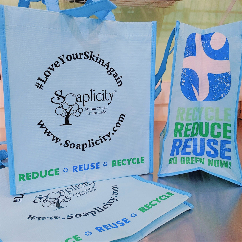 Soaplicity Reusable Shopping Tote Bags