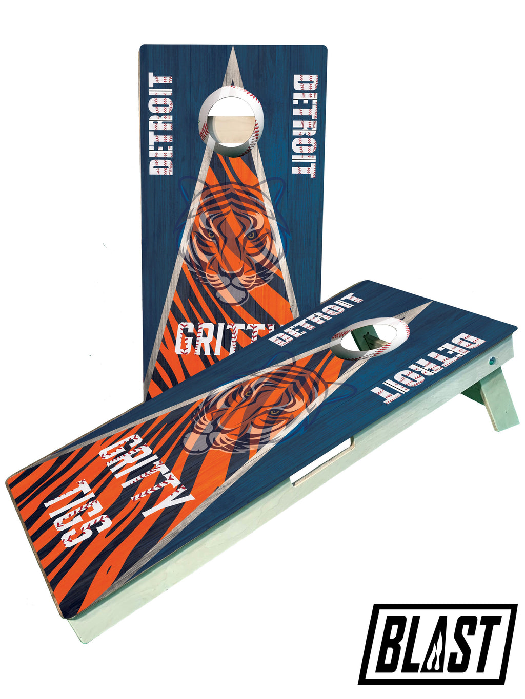 Detroit Baseball Cornhole Boards