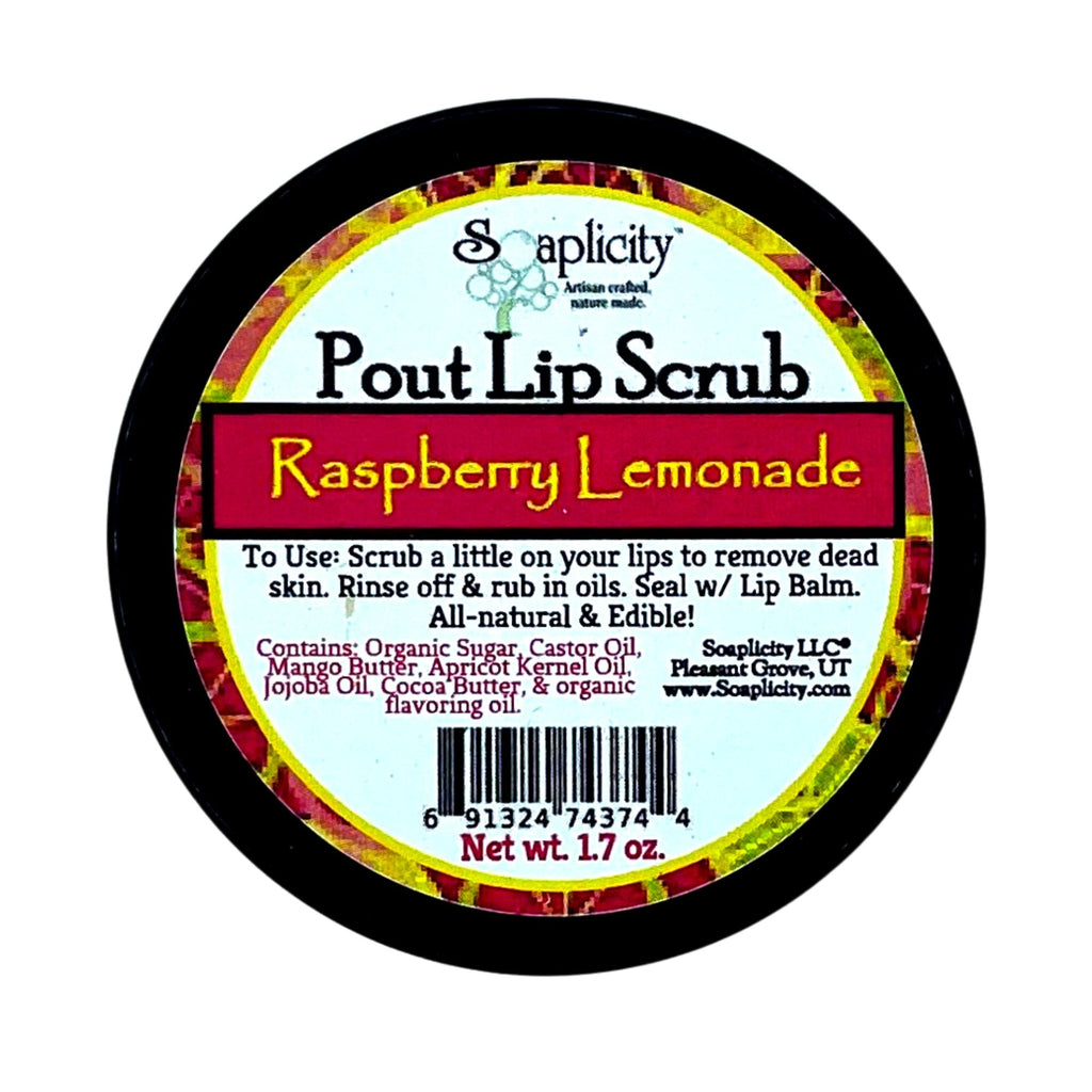 Raspberry Lemonade Pout Lip Scrub - Seasonal