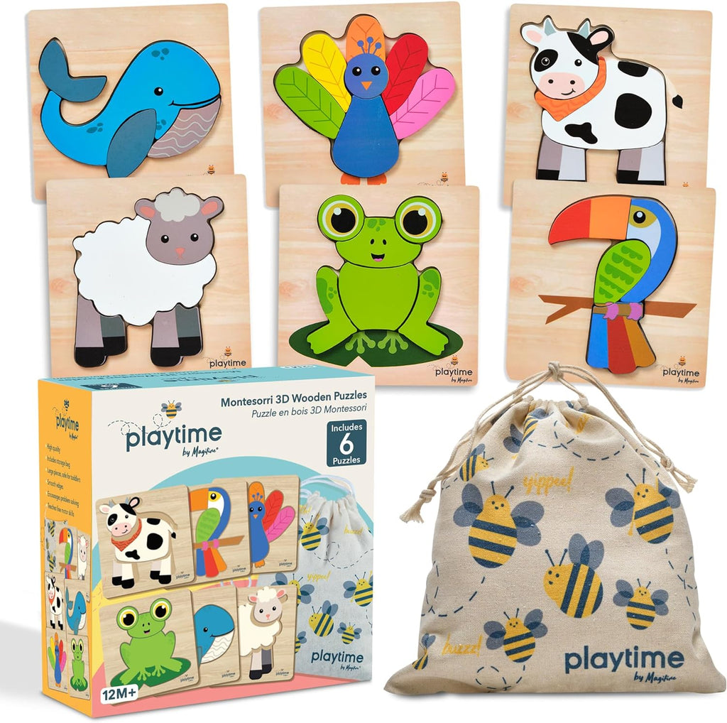3D Montessori Shape Puzzle