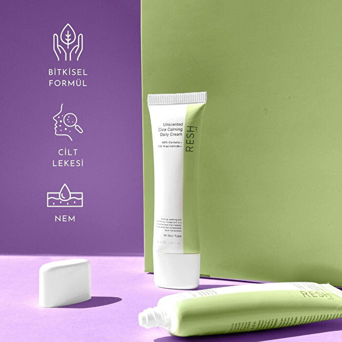 Resh Lab Unscented Cica Calming Cream 50ml - Gentle Formula | Korean Skincare