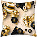 Gold Eggs Easter Throw Cushion Pillow Cover