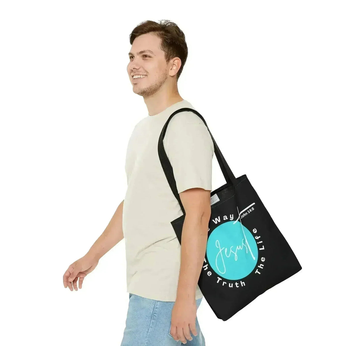 Large Tote Bag the Truth the Way the Life