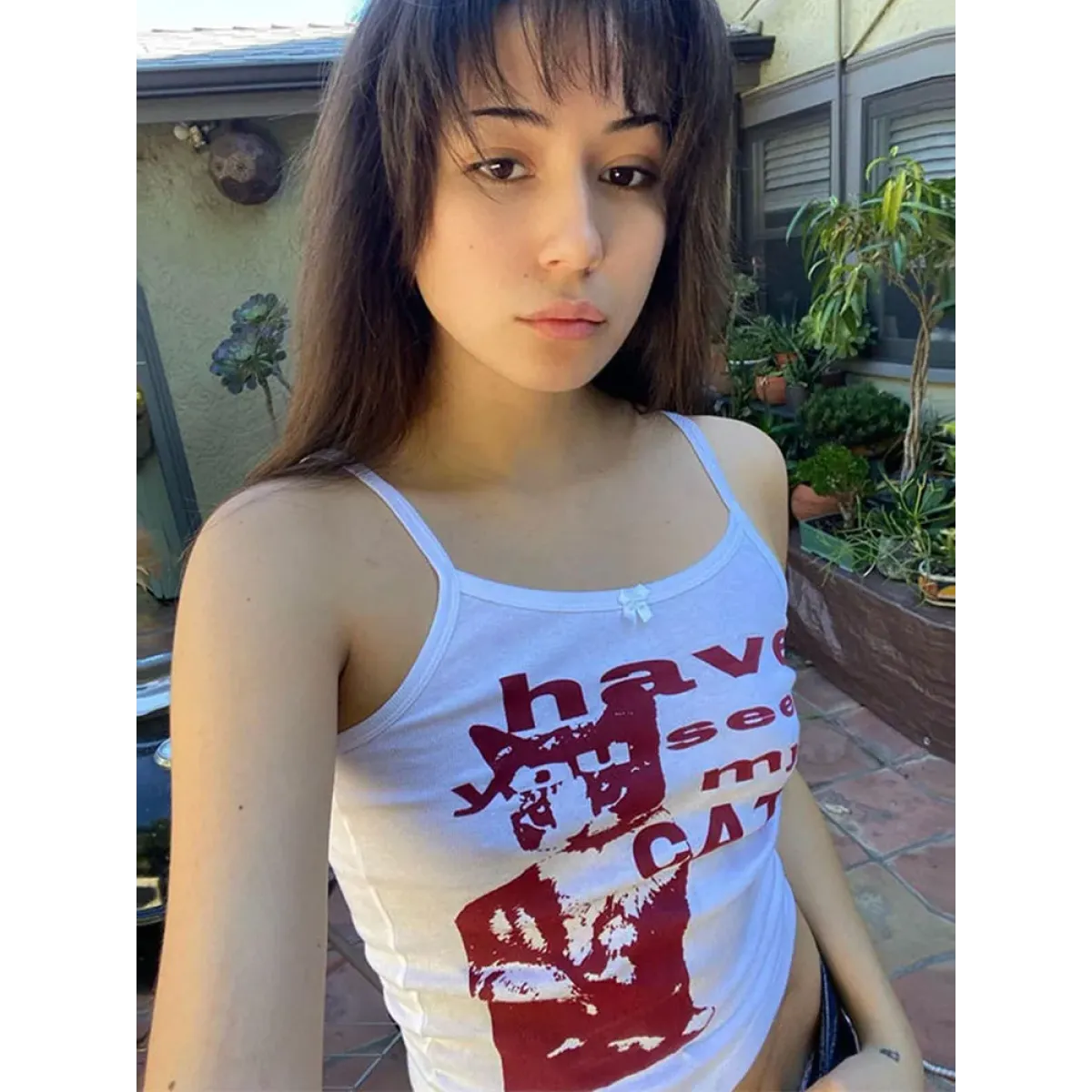 Kawaii "Have You Seen My Cat" Tank Top